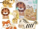 Classic World drevené prevliekacie zvieratká Afrika – 10 dielov