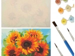 Maľovanie podľa čísel Slnečnice 50x40 cm
