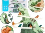 Dinosauří horská dráha so svetlami a zvukmi – skladací interaktívny set
