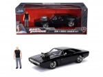 Rýchlo a zbesilo auto 1970 Dodge Charger 1:24 s figúrkou Dominic Toretto