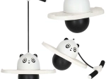 Detský pogo skákač panda na rovnováhu bielo-čierny