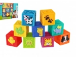 Mäkké gumové kocky pre bábätká 9 ks (5 cm)