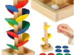 Drevený guľôčkový strom MONTESSORI