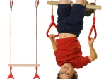 Detská záhradná hojdačka a gymnastická hrazda Kruzzel