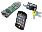 Trio set Tech Too – kľúče, TV ovládač a detský smartphone