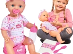 Simba New Born Baby funkčná bábika 43 cm s nočníkom a príslušenstvom