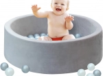 Šedý guľôčkový bazénik 2Kids Toys