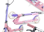 Detská skladacia kolobežka RICOKIDS Kodi Princezné s ručným a nožným brzdením