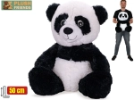Plush Friends plyšová panda 50 cm (v sede)