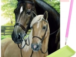 Súprava na maľovanie diamantov - kone