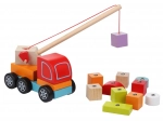 Cubika Drevený Autožeriav s Magnetom