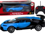 Závodné auto na diaľkové ovládanie modré 1:16