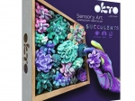 OKTO Tenderness výtvarná modelovacia sada – sukulenty v drevenom ráme 21 × 21 cm