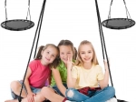 Hojdačka Bocianie Hniezdo 100 cm čierna