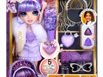 Bábika Rainbow High Creative Crystals Violet Willow – kreatívna sada na výrobu kryštálových doplnkov