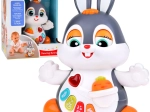 Interaktívny tancujúci zajačik – hračka pre batoľatá so svetlami a hudbou