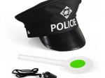 Súprava pre malého policajta s terčíkom a píšťalkou