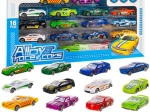 Sada kovových autíčok 1:64 – 16 ks