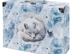 Baagl skladací školský kufrík Polar s kovaním