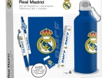 Darčeková sada REAL MADRID – fľaša 650 ml, poznámkový blok a pero