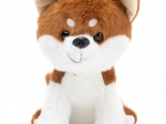 Plyšový pes Shiba Inu hnedo-biely 20 cm