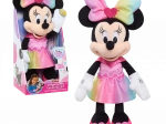 Spievajúca plyšová Minnie Mouse v lesklých šatách