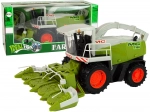 Veľký zelený kombajn s pohyblivými časťami