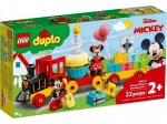 LEGO DUPLO Disney narodeninový vláčik s MICKEY MOUSE a MINNIE