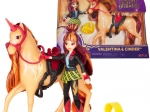 Unicorn Academy Valentina a Cinder – figúrka dievčaťa a jednorožca s doplnkami
