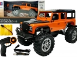 RC auto LAND ROVER Defender 1:14 – oranžové terénne auto na diaľkové ovládanie 4x4