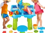 Woopie stolná vodná hračka 2v1 pieskovisko so stoličkou XL Aquapark