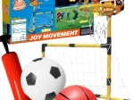 Woopie 2v1 sada basketbal a futbalová bránka s loptami a pumpičkou