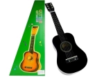 Klasická Drevená Gitara s Trsátkom Čierna 60 cm