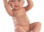 Llorens New Born dievčatko – realistická bábika bábätko, celovinylové telo 40 cm
