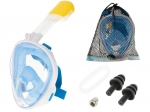 Plnotvárová šnorchlovacia maska L/XL modrá