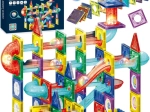 Woopie magnetická stavebnica 3D guľôčková dráha 105 dielikov