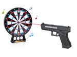 Laserová pištoľ s terčom