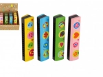 Drevená fúkacia harmonika pre deti 13 cm – viac farieb