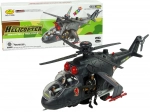 Helikoptéra s obrovskými krídlami a svetelnými efektmi