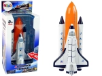 Kozmická raketa a kovový raketoplán s efektmi svetla a zvuku AEROSPACE