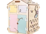 BusyKids activity board domček pastelový