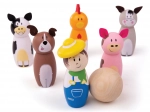 Drevené kolky farma od Bigjigs Toys