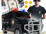 Pokladnička trezor policajné auto SWAT