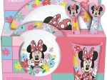 Plastová jedálenská sada MINNIE, 5 ks