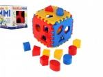 Vkladacia kocka pre deti z plastu 13 × 13 × 13 cm