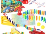 domino s vystreľovačom lietadiel – vzdelávacia stavebnica STEM