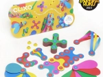Clixo rainbow magnetická stavebnica 42 ks