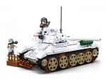 Sluban Bitka o Budapešť – biely tank T‑34/85 stavebnica