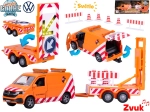 Kids Globe Traffic VW Transporter – kovový model so svetlami a zvukmi