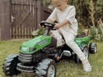 Woopie šliapací traktor Farmer GoTrac Maxi s prívesom a tichými kolesami